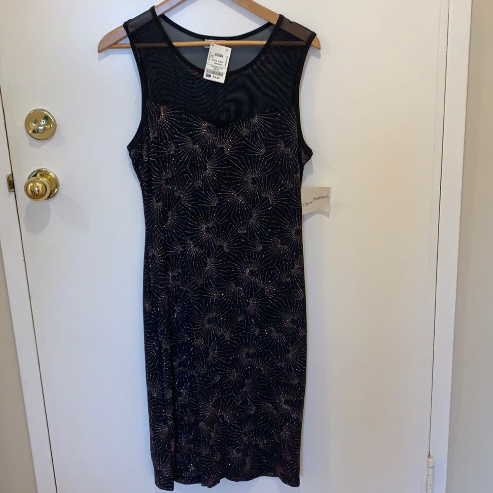 Olivia Matthews size L glitter dress